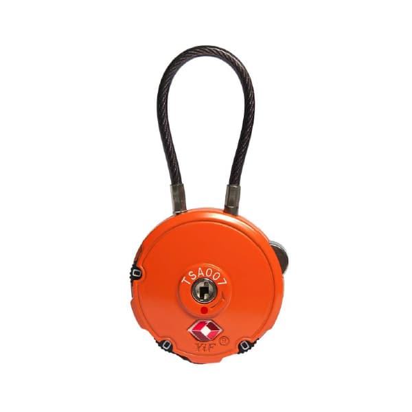 TSA 7233 3-Dial Combi TSA Cable Lock