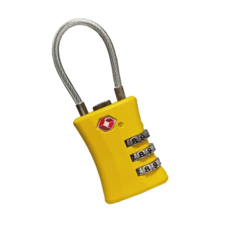 TSA 7239 3-Dial Combi TSA Cable Lock