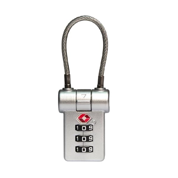 TSA 7232 3-Dial Combi TSA Cable Lock
