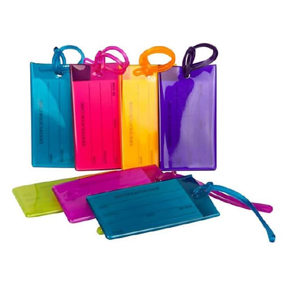 TAG 8137  PVC Luggage ID Tag