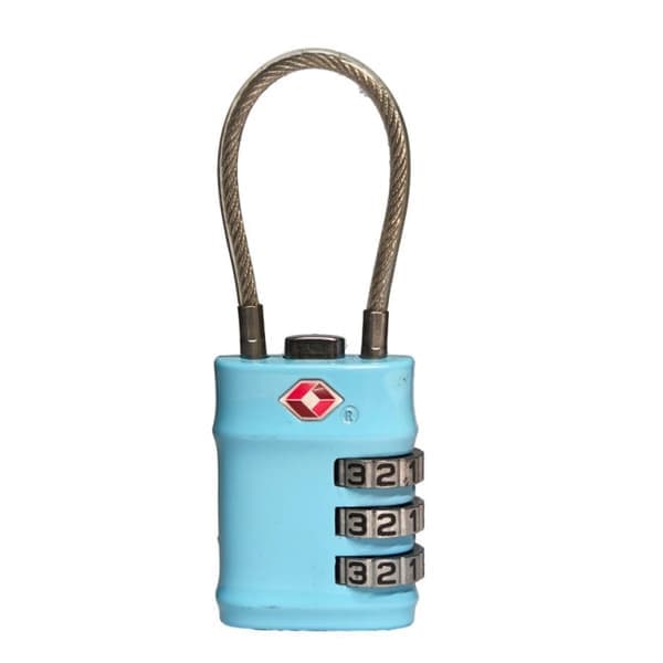TSA 7238  3-Dial Combi TSA Cable Lock