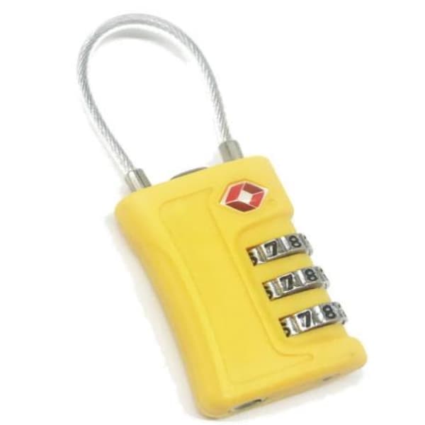 TSA 7240  3-Dial Combi TSA Cable Lock