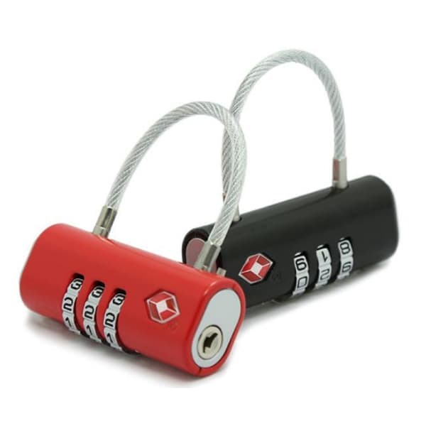 TSA 7245  3-Dial Combi TSA Cable Lock