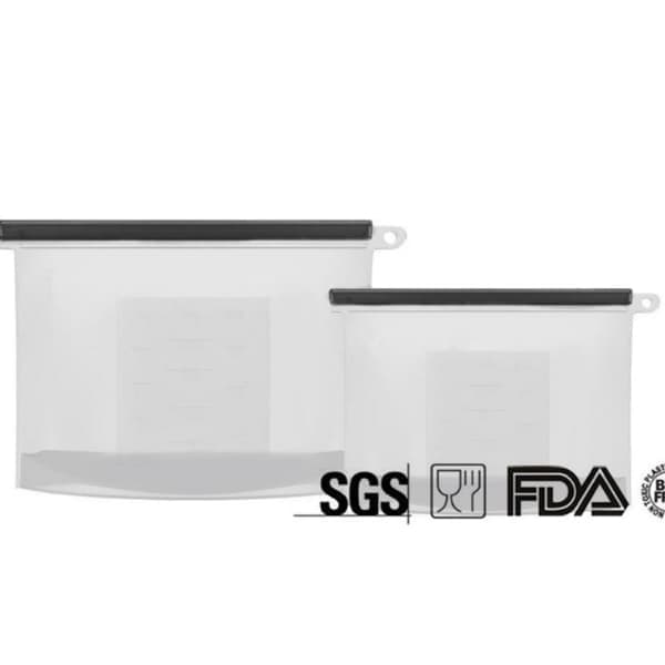 IMO 9303  Reusable Silicone Food Storage Bags