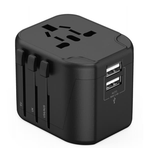 IMO 9325  Travel Adaptor with 2 USB Charger